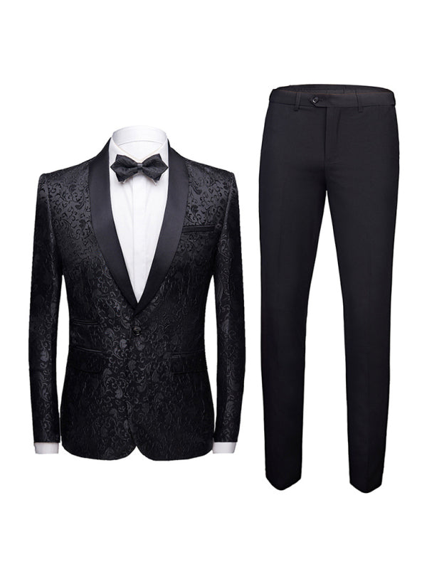 Women's Solid Lapel Collar Blazer with Welt Pocket
