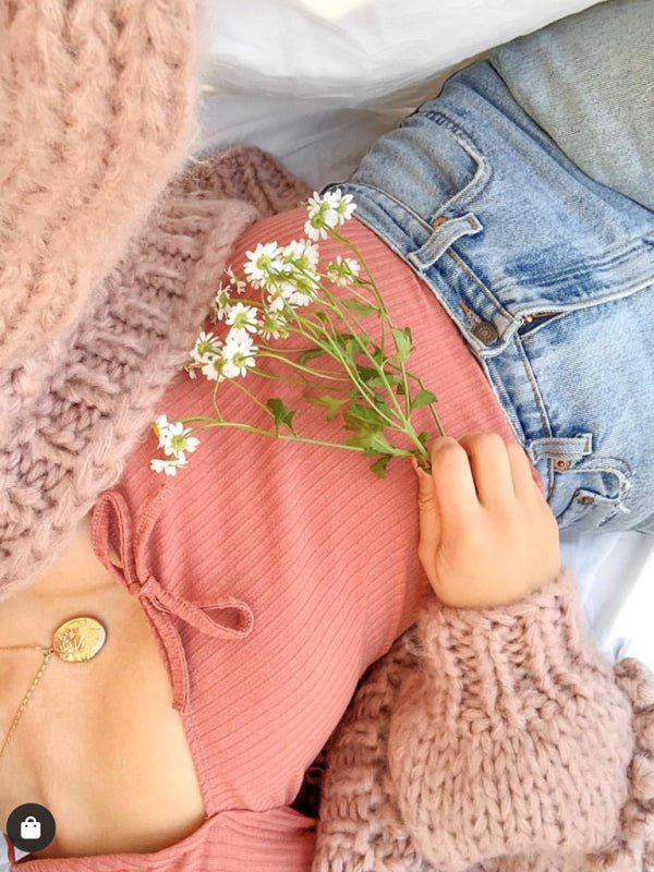 Women's Long Sleeve Thick Knitted Twist Loose Cardigan