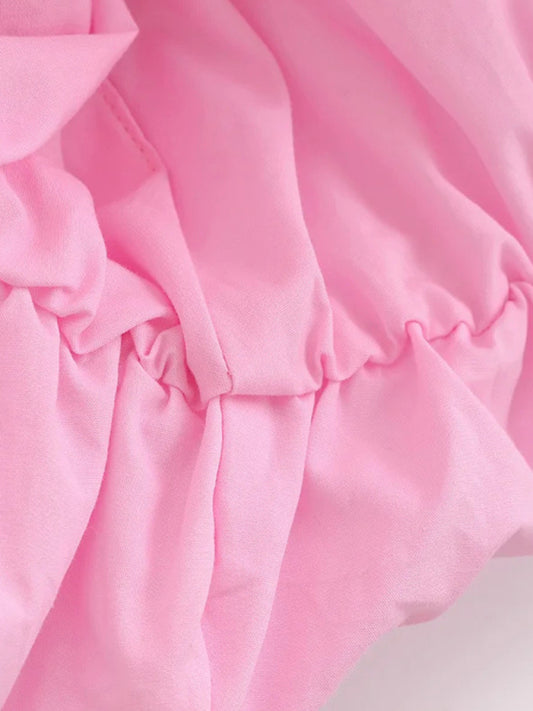 Balloon Top Pink Sleeveless Hottie Tank Top