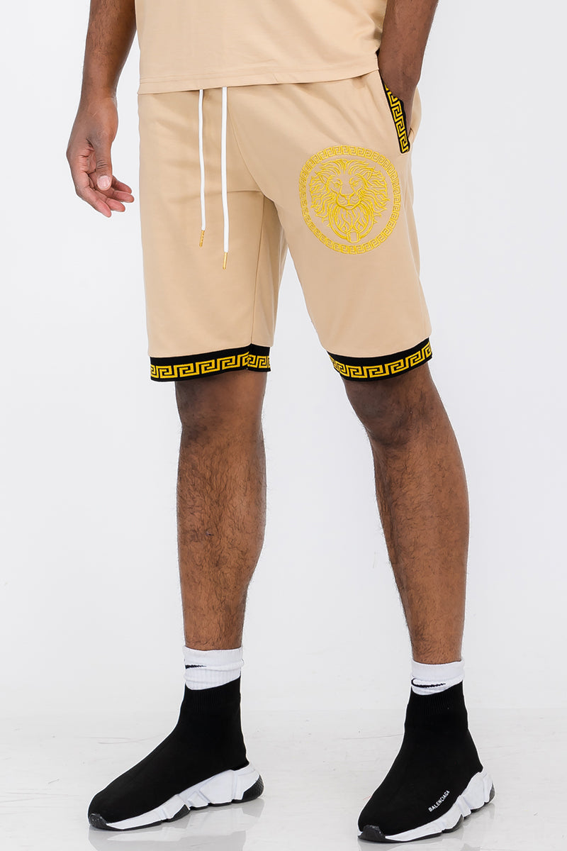 Lion Head Shorts-7