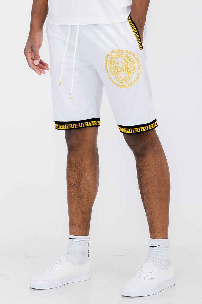 Lion Head Shorts-5