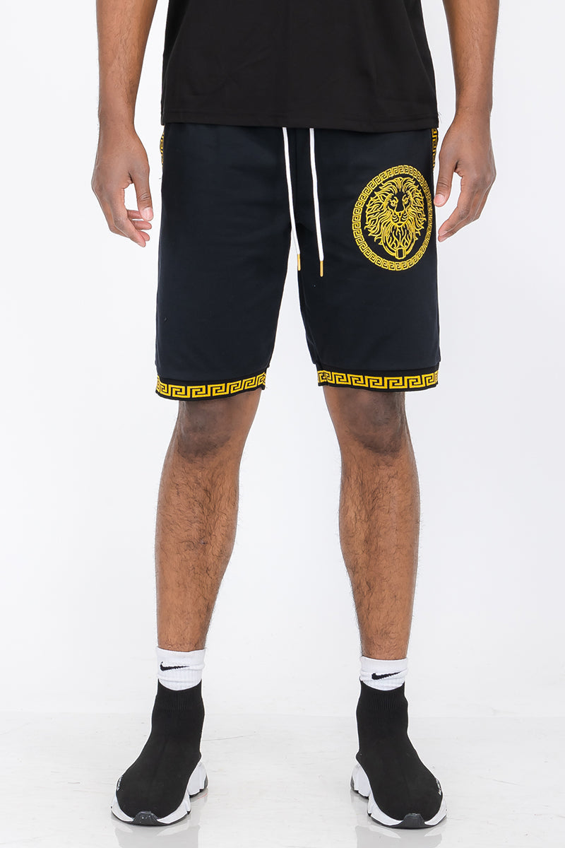 Lion Head Shorts-3