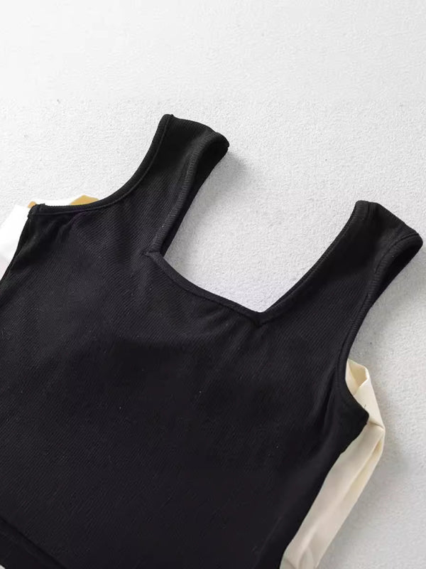 New Fashionable and Versatile Casual Bowknot Vest Top