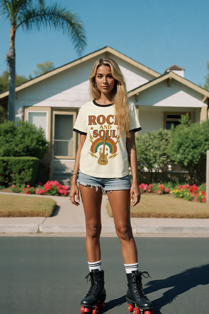 Rock & Soul Ringer Tee-1